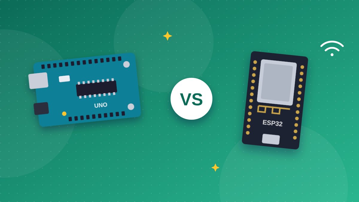 Illustration: ESP32 vs Arduino Uno: Which Board for School and College Projects?