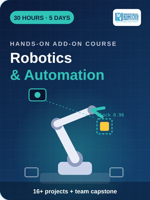 Robotics and Automation add-on course cover